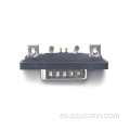Conector D-SUB resistente al agua 7W2 resistente al agua